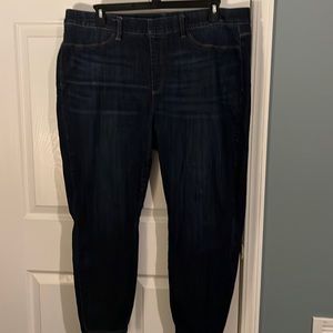 22w judy blue dark rinse pull jegging. High waist skinny fit